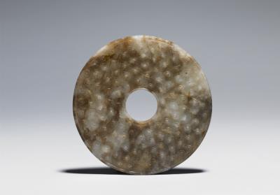 图片[3]-Jade bi disc with grain pattern, Ming to early Qing dynasty (1368-1973)-China Archive